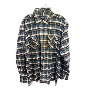 Strawbridge & Clothier   Men’s Cotton Lightweight flannel Shirt Sz XL NWOT